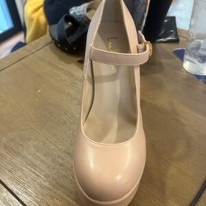 Lulu's Blush Mary Jane Heels